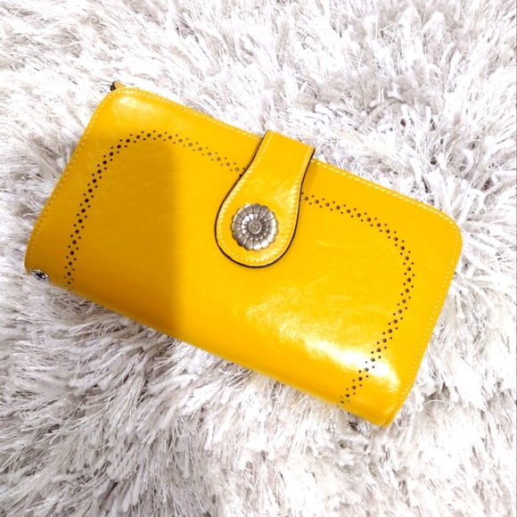 Women's Leather Wallet Large Capacity - Picture 1 of 7